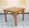 Mesa Cuadrada de Madera Maciza Mesa Antigua de los Ocho Inmortales Estilo Chino Nuevo Simple Retro Mesa de Comedor Silla de Comedor para Restaurante Granja Uso Comercial