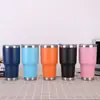 Copo de Carro Transfronteiriço 30oz Aço Inoxidável 304 Camada Dupla Copo Térmico para Carro Grande Capacidade Vácuo Copo para Cerveja Gelada