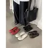 Primer encuentro con el mismo estilo que el de Ji Zhai~ Zapatos de ballet con lazo para mujer, zapatos planos versátiles