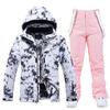 Nuevo Traje de Esquí traje para Hombre y Mujer Ropa de Trabajo Cálido Engrosado Estilo Coreano Snowboard Doble Tabla Snowboard Set de Pantalón