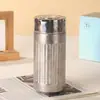 Copo Térmico de Titânio Puro de Luxo Cuidadosamente Selecionado com Medição de Temperatura, Separação de Chá-Água, Copo Portátil, Conjunto em Caixa de Presente, Copo de Negócios com Alta Estética