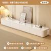 Mesa de Centro Estilo Creme para Sala de Estar, Novo Modelo 2025, Conjunto de Mesa de Centro Pequena Tendência e Gabinete de TV