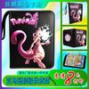PTCG Magic Baby Bao Ke Meng libro de tarjetas 4 rejillas 9 rejillas tarjeta de anime libro de colección de tarjetas PU cremallera hojas sueltas tarjetero