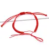 Pulsera tejida a mano con Nudo Wenchang, Pulsera de Hilo Rojo para Mujer, Pulsera de Hilo de Colores para Exámenes y Examen de Ingreso a la Universidad, Al por Mayor