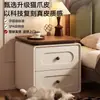 Mesita de Noche para Dormitorio del Hogar 2026 Nuevo Modelo Estilo Vintage Crema Estante de Almacenamiento de Mesita de Noche Gabinete de Almacenamiento