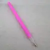 Set de Herramientas para Pintura de Diamantes DIY Punto Redondo Arcilla Adhesiva Botella Blanca Bolígrafo para Puntos Bandeja para Abrir Puntos