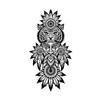 Pegatinas de Tatuaje Tótem Cara de Tigre Estilo Tótem Tradicional Misterioso Tatuajes para Brazo y Pierna de Hombres y Mujeres Impermeables a Prueba de Sudor y de Larga Duración