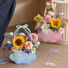 Día del Maestro Bolsa Nueva de Dulces Caja de Flores Caja para Arreglo Floral Tarjeta de Regalo Floristería Floral Hecho a Mano Materiales DIY