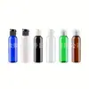 Frasco de 60ml com tampa flip-top, frasco para remédio líquido, frasco refil para gel de banho, frasco para loção, frasco de 60ML com tampa de borboleta azul-marrom, frasco para álcool em gel