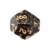 Dados Poliedros de Rodolita Natural Tallados con Números Set de Siete Piezas Dnd Dungeons and Dragons Z02