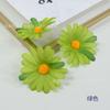 Flor de simulación Margarita grande 6cm crisantemo crisantemo silvestre pequeño flor DIY corona accesorios para sombrero varios diseño de escena