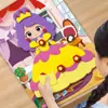 Adesivos tridimensionais infantis eva desenho animado feitos à mão materiais de jardim de infância colar diy brinquedos educativos princesa vestir