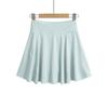 Q136-25 Primavera Nuevo Estilo Europeo y Americano Forrado Niña Casual Running Yoga Deportes Falda A-line Falda
