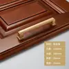 Manija de Puerta de Gabinete de Cajón Antiguo Amarillo Manija de Puerta Estilo Chino Nuevo Gabinete Armario Armario Montaje Superficial Antiguo Simple Moderno