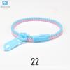 Pulseira com zíper de duas cores nº 5 Moda coreana ol cor doce personalidade pulseira infantil fornecimento de banca atacado à vista