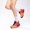 Zapatos Deportivos Ligeros y Cómodos de Jacquard Transpirable de Verano con Hebilla Giratoria, Zapatos Casuales con Suela de Palomitas y Placa de Carbono Hueca para Correr para Mujer