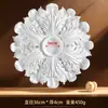 Portalamparas de línea de yeso PU francés placa redonda base de araña retro europea decoración de techo onda vintage