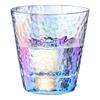 Taza de Agua de Vidrio de Colores Phnom Penh Resistente a Altas Temperaturas Hecha a Mano Estilo Ins Alto Valor de Color Taza con Patrón de Martillo de Colores para el Hogar Celebridad de Internet