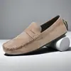 Sapatos de Feijão Europeus e Americanos, Sapatos Masculinos de Couro Camurça Aliexpress, Sapatos Casuais para Dirigir, Sapatos Preguiçosos Amazon, Sapatos Masculinos