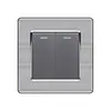Suministro transfronterizo enchufe de pared para el hogar material de acero inoxidable enchufe multifuncional enchufe británico enchufe estándar americano