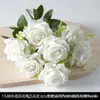 Flores Artificiais Brancas de Casamento para Teto do Salão de Casamento, Arranjo de Piso do Palco, Decoração de Corredor e Arranjo de Flores