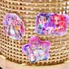 Adesivos 3D de Água Tremulante do Grupo de Meninas Caçadoras de Demônios, Adesivos Tremulantes Ativados por Água para Decoração DIY Infantil, Adesivos Criativos Guka