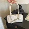 Bolso de hombro de gran capacidad a la moda estilo coreano, nueva colección 2026, retro, minimalista, color liso, casual, elegante para mujer