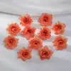 V 4,5 cm Flor Artificial Canto Apontado Cabeça de Rosa Kit de Material DIY Decoração de Caixa de Presente Flores Artificiais Flores Falsas de Casamento