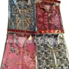 Ofertas Funerárias e Sacrificiais, Roupas Frias de Papel, Trajes Tang Masculinos e Femininos, Gola Alta com Botões Reais, Roupas Frias de Papel para o 15º Dia do 7º Mês