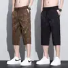 Shorts Casuales de Patrón Oscuro Camuflaje de Verano para Hombre Elásticos de Secado Rápido Holgados Deportivos Tallas Grandes Pantalones de Cinco Puntos de Talla Grande para Uso Exterior Modernos