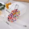 Pente Mini de Acetato Estilo Coreano Ins com Estampa de Leopardo Pingente Versátil Fofo Laço Coelho Decoração Pingente de Bolsa