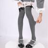 Calcetines Altos de Algodón Japonés Puro para Combinar con Todo Encaje Lazo Medias Jk Lolita Diarios Calcetines Mary Jane