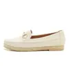 B235-2 Amazon 2026 Modelo Nuevo Hebilla de Metal Suela Tejida de Lana Moda Casual Suela Antideslizante Zapatos de Mujer Individuales para Madres