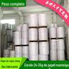 Rolo branco 24-35g Papel de embrulho de papel encerado Papel à prova de gordura Papel encerado de óleo Impressão de logotipo pode ser personalizado