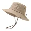 Chapéu de Sol para Homem, Chapéu de Pesca de Verão para Exterior, Chapéu de Sol Casual para Montanhismo, Chapéu de Pescador de Viagem de Verão para Homem