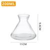 Frasco de Vidro Transparente Simples para Aromaterapia, Frasco Portátil Espessado para Óleo Essencial de Aromaterapia sem Chama, Atmosfera Romântica Decoração para Casa Frasco Vazio
