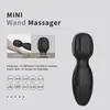 Mini vibrador totalmente em silicone líquido, forte, macio, amigo da pele, silencioso, bowling, pequeno vibrador AV