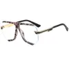 Gafas de Sol para Mujer Estilo Nuevo Transfronterizas Tendencia Estilo Europeo y Americano Montura Media Poligonales Moda Gafas de Sol M6281