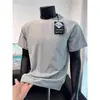 Camiseta de corrida esportiva ao ar livre para homens, refrescante e de secagem rápida, seda gelada elástica de verão, cor sólida, manga curta, atacado