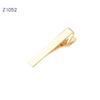Pisacorbatas para hombre simple plata oro negocios novio boda moda profesional seguridad cobre