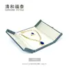 Nueva Caja de Joyería de Franela Octagonal Empaque para Anillos Colgantes Caja de Joyería Juego Pequeño de Collares Pendientes Joyería