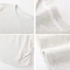 Camiseta Básica para Mujer Principios de Otoño Cuello Redondo Ajustada 2025 Nueva Cintura Blanca Básica Interior Manga Larga