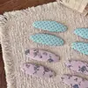 Pinza para el pelo con flor de tela colorida de diseño de nicho estilo coreano, pinza BB, pinza para flequillo de lunares frescos, accesorio para el cabello, hecho a mano, versátil para mujeres
