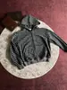 Nueva sudadera con capucha de rayas y estampado de estrellas, colección de otoño para hombre, streetwear de moda, estilo vintage, prenda exterior holgada y casual