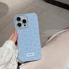 Capa de Celular Floral para iPhone 16 Pro Max Tela Cheia Estilo Japonês e Coreano Apple 15 Pro À Prova de Choque 14 Estilo Fresco 13 Pro