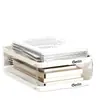 Estante de almacenamiento de escritorio, caja de almacenamiento transparente para documentos y libros, escritorio de oficina, estantería para estación de trabajo, organizador de oficina de varias capas