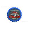 Comércio exterior famoso carro café parede decoração metal tampa garrafa vinho lata pintura criativo retrô tampa garrafa metal listagem