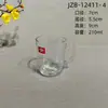 Copo de Vidro com Alça para Água Espessado Copo de Chá Doméstico Copo para Bebidas Copo de Suco Copo de Cerveja de Vidro Atacado Copo de Água Refrescante
