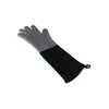 Guantes Aislantes de Calor Antiescaldaduras Extendidos de 50 cm, Silicona Resistente a Altas Temperaturas, Impermeables, Adecuados para Cocina, Horno de Vapor, Horno, Microondas, con Cinco Dedos Flexibles