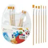 Set de Brochas Chiyuan Paleta de Colores Brochas de Pelo de Nylon Combinación de Paleta de Colores Portátil Arte Pintura para Graffiti Infantil Paleta